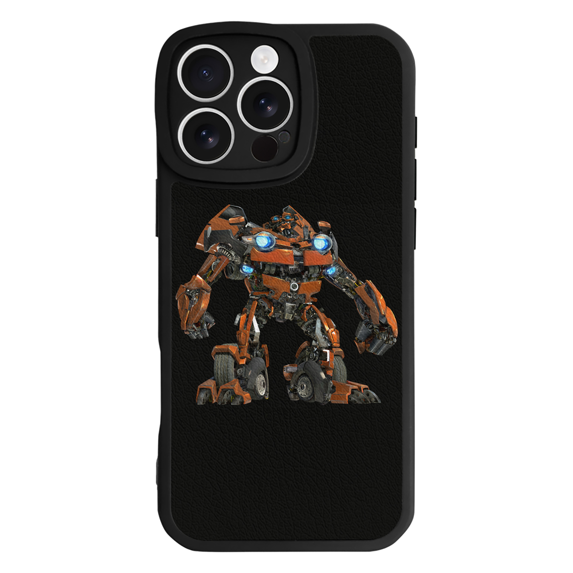 （画像用） Transformers トランスフォーマー 【iPhone 16シリーズ対応】シリコンスマホケース（レザー調） 材質：シリコン